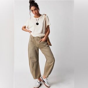 We The Free Boyfriend Jeans in Light Brown